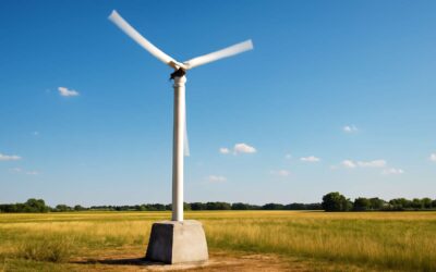 Sturdy, easy setup for a small wind turbine base that powers your home