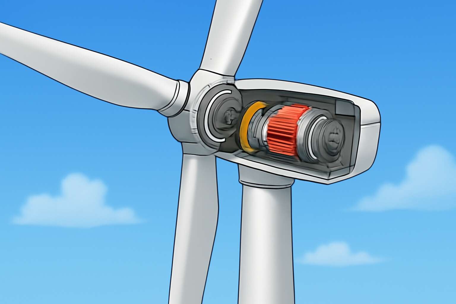 wind turbine using dc motor