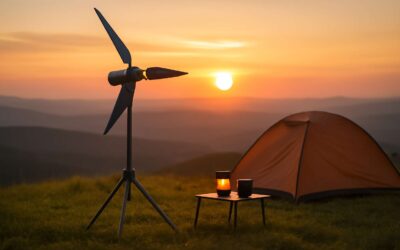 Take energy anywhere: portable wind turbine powers your adventures.