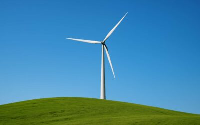 Innovative wind turbine to generate electricity project powering communities with clean energy.