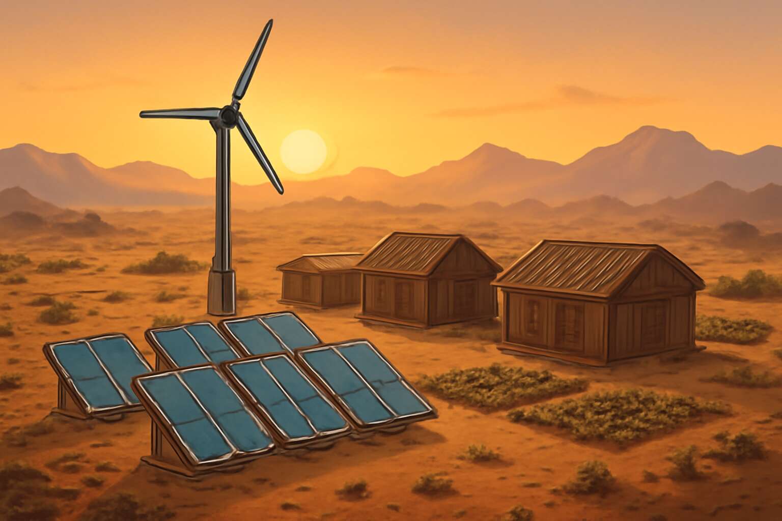 solar panel vs wind turbine rimworld