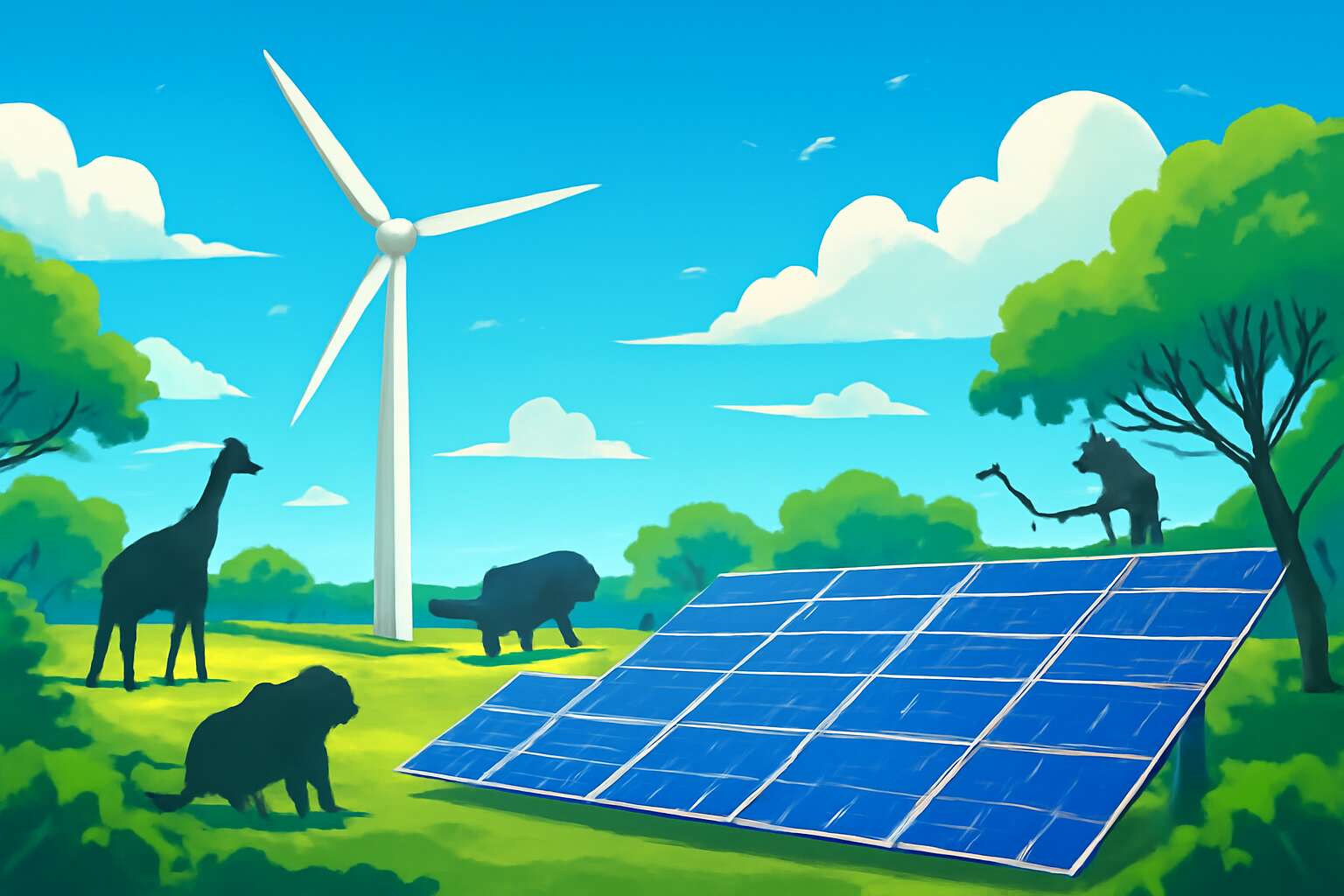 wind turbine vs solar panel planet zoo