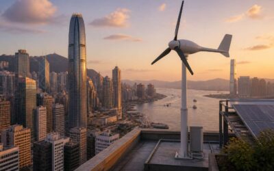 Small wind turbine hong kong powers modern urban homes with clean energy.