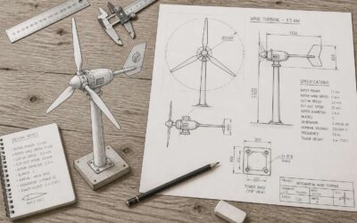 Master small wind turbine drawing with these simple steps.